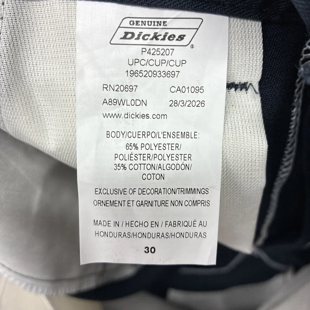 Dickies Essential Work Shorts Men's Size 30 Blue Flex Relaxed Fit 13